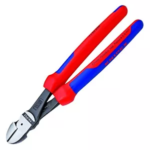 Knipex 10" Diagonal Cutters w Comfort Grips High Leverage Cutting Pliers 7402250 - Picture 1 of 3