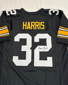 Franco Harris Signed Pittsburgh Steelers Football Jersey COA