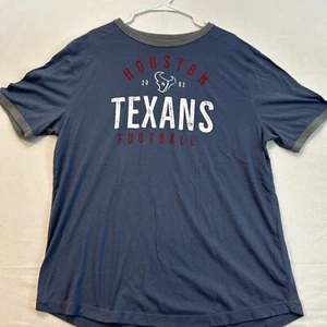 Houston Texans Football NFL Team Apparel Men’s XL T-Shirt Short Sleeve 2002 Blue - Picture 1 of 8