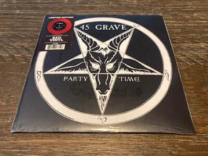 45 Grave "Party Time" 7" (Vinyl, Cleopatra, 2020) Red Vinyl - Picture 1 of 2