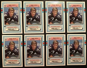 Football Talk DALLAS COWBOYS Bob LILLY SuperStars Collection 3 x 5 Rare - Picture 1 of 2