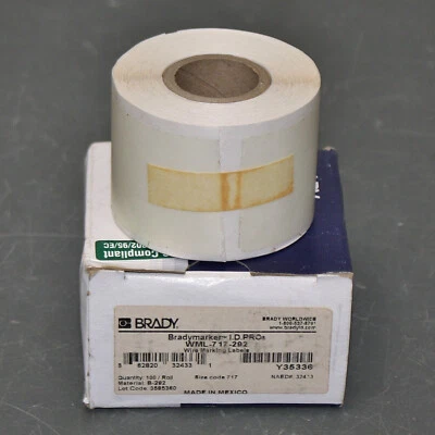 (100) Brady ID PRO Cable / Wire Marking Label Cartridge WML-717-292, Dot Matrix - Image 1 of 4