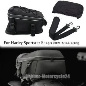 For Harley Sportster S 1250 2021 2022 2023 Tail Bag Rear Luggage Bag Waterproof - Picture 1 of 15
