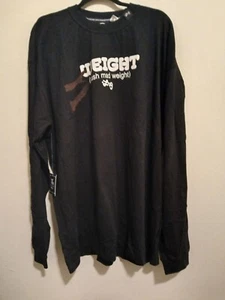 Vintage Y2K Baggy Black LRG Long Sleeve XXXL T Shirt Push Mad Weight - Picture 1 of 9
