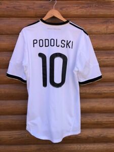 Germany #10 Lucas Podolski Soccer Football Jersey Adidas
