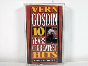 Vern Gosdin 10 Years of Greatest Hits Cassette Tape - Foto 1 di 5