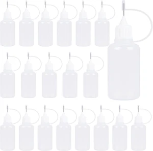 Bantoye 20 Pcs Needle Tip Glue Bottle Applicator DIY Quilling Tool Precision Tip - Picture 1 of 12