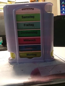 Pillendose 7 Tage Woche - Medikamentenbox für Pillen und Tabletten - Bild 1 von 1
