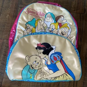 Zaino vintage Disney Biancaneve anni 90 plastica/vinile - Foto 1 di 10