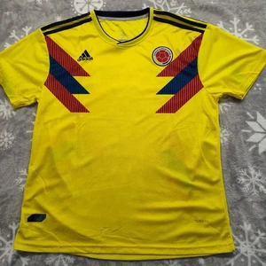 Camiseta de fútbol Adidas Climacool amarilla de la selección nacional de Columbia para hombre talla XL - Imagen 1 de 11