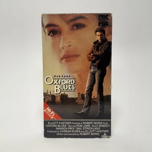 Oxford Blues 1985 Betamax HiFi Tape Rob Lowe Ally Sheedy Brat Pack Vintage - Foto 1 di 14