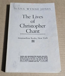 Das Leben des Christopher Chant von Diana Wynne Jones ARC Unkorrigierte Kombüse - Bild 1 von 1