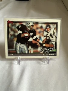 1991 Topps Football Bo Jackson #99 Los Angeles Raiders tatsächliche Versandkosten - Bild 1 von 2