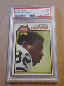 Ozzie Newsome Cleveland Browns 1979 Topps #308 PSA Graded Rookie Card RC Slab TE - Picture 1 of 6