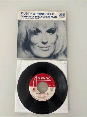 DUSTY SPRINGFIELD White Label Promo 45/PICTURE Sleeve Son Of A Preacher Man 1968 - Image 1 of 4