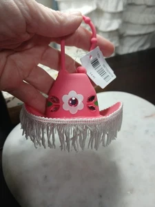 Bath & Body Works Pink Blinged Cowgirl Hat Pocket Holder NWT - Picture 1 of 2