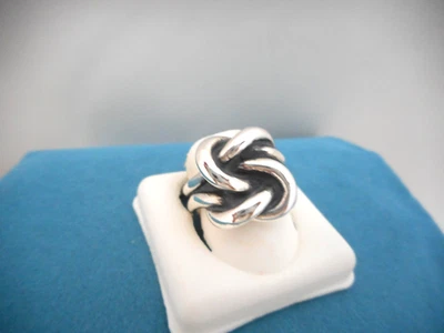 James Avery Retired Sterling Silver Bold Lover's Knot Ring Size - 7 - Image 1 of 4
