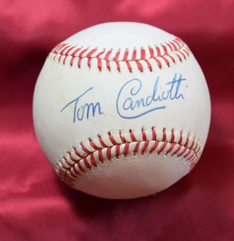 Tom Candiotti Autograph American League OAL Signed Baseball — 第 1/1 张图片