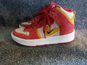 Nike Dunk Cinnabar High Up Trainers UK Size 4.5 Double Tick Please Read - Picture 1 of 7