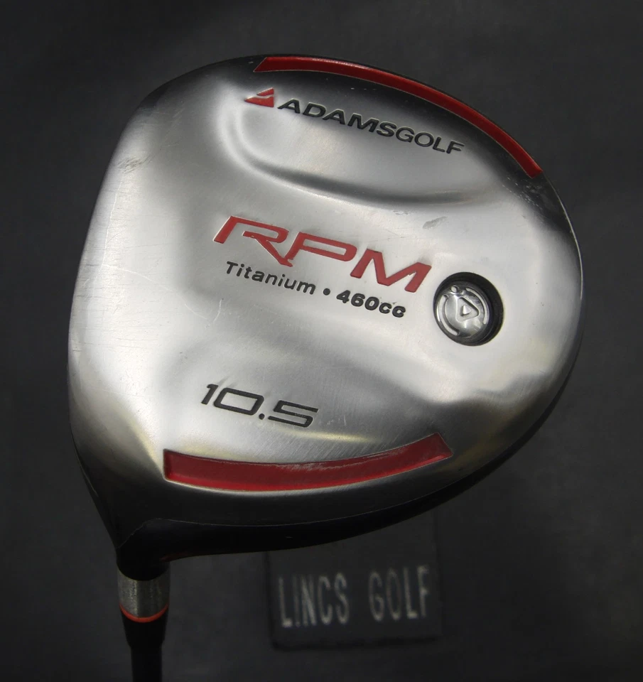 Left-Handed Adams Golf RPM 460CC 10.5° Driver Stiff Graphite Shaft - Image 1 of 4