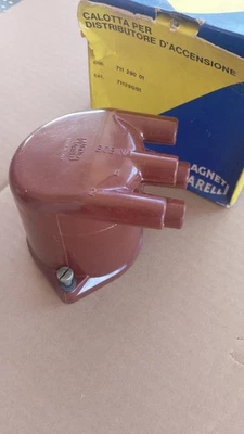 FIAT 124 ARGENTA CALOTTA DISTRIBUTORE ACCENSIONE NUOVA MAGNETI MARELLI 71129001 - Immagine 1 di 4