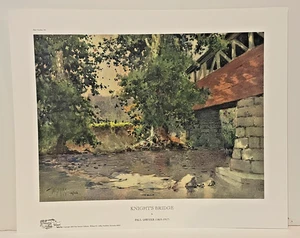 Knights Bridge Kentucky Künstler Paul Sawyier Frankfort überdachte Brücke ausverkauft - Bild 1 von 9