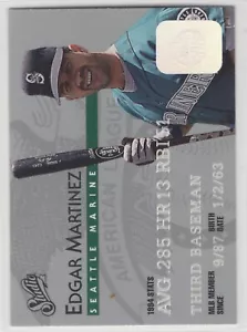 1995 Leaf Studio juego de equipo de béisbol de los Marineros de Seattle - Imagen 1 de 1