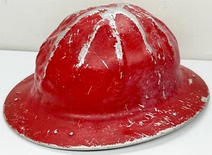 Vintage 1940’s B.F. McDonald Co Aluminum Hard Hat Brim Los Angeles No Liner READ - Picture 1 of 10