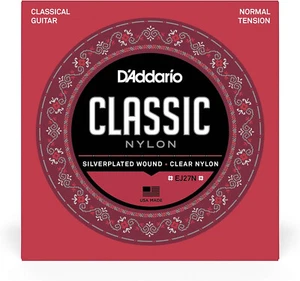 1 Pack of D'Addario EJ27N Classic Nylon Guitar Strings - Normal Tension - Picture 1 of 3