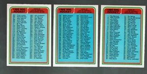 1984-85 OPC. Checklist set. #394, 395, 396 NM - Bild 1 von 2