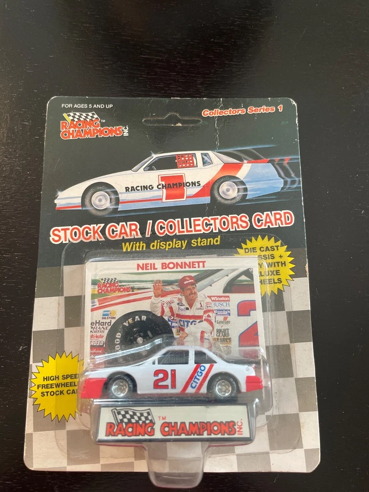CAMPEONES DE CARRERAS NASCAR 1989 COLECCIONISTAS SERIE 1 Neil Bonnett #21 Citgo 1/64 Foto 1 de 1