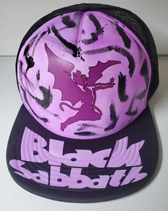 Aerógrafo 5 Paneles Cabeza de Metal Negro Death Thrash BSabbath Angel Trucker Ajustable  - Imagen 1 de 3