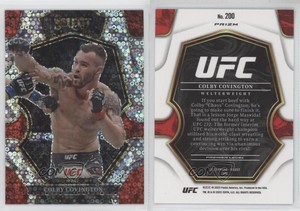 2023 Panini Select UFC Premier Level H2 Disco Prizm Colby Covington #200