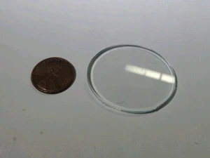 (50x) 41x36x3mm PYREX Glass Ovals - Afbeelding 1 van 5