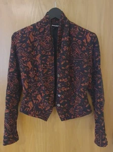 Vintage Monsoon Set Jacket Blouse & Maxi Skirt UK 8 - Picture 1 of 6