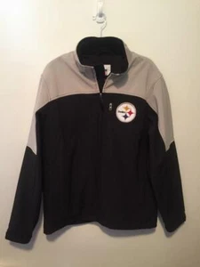 PITTSBURGH STEELERS Soft Shell NFL Fleece Lined Men's Jacket Sz. M MINT - Picture 1 of 3