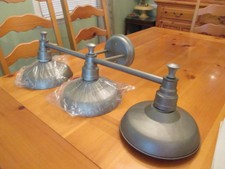 Design House Kimball 3-Light Galvanized Steel Indoor Vanity Light 520320