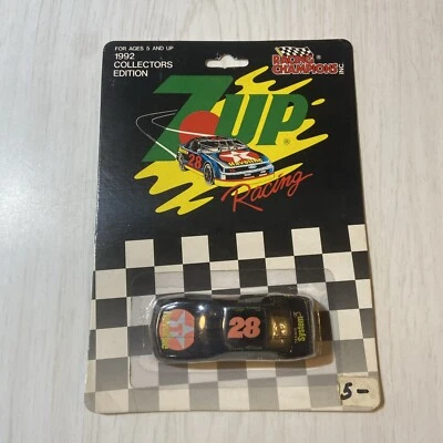 Racing Champions #28 Davey Allison 7 UP Racing 1992 NASCAR Ford Texaco Havoline - Image 1 of 4