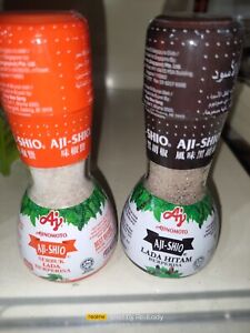 Malaysian Spice Aji-shio White Pepper And Black Pepper (4 Bottles Per Pack)
