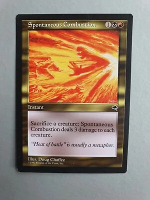 Spontaneous Combustion, MTG Tempest (1997) Uncommon Mulicoloured Instant VNM  - Image 1 of 2