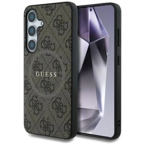 Étui pour Téléphone Portable Galaxy S25 Plus Guess Similicuir Braun Magsafe Logo - Photo 1 sur 8