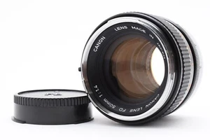 Rare! Canon FD 50mm F/1.4  Silver Nose MF Standard [Excellent++++] From JAPAN#87 - Picture 1 of 13