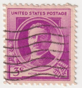 1940 USA - Victor Herbert - Composers - 3 Cent Stamp - Picture 1 of 2