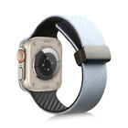 Pour Apple Watch 9 8 7 6 5 4 SE Ultra 2 44/41/45/49 mm fermoir magnétique bracelet sport 