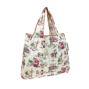 Wrapables Convenient Foldable Tote Nylon Reusable Grocery Bags - Picture 1 of 41