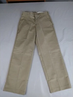 Red Kap Work Pants Mens W30 L29. Tan Canvas Flat Front Straight Pockets Tuff NWT - Image 1 of 4