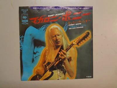 JOHNNY WINTER:Boney Moroney-Bad Luck Situation-Japan 7" CBS Sony Inc.SOPB277 PSL Foto 1 de 4
