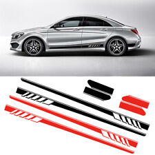 Racing Auto Decal Vinyl Side Body Sport Stripe Car Sticker Fit For Mercedes-Benz