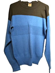Vintage Mountain Goat by White Stag SkiWear Sweater Men L Color Block Wool Blend - Picture 1 of 16