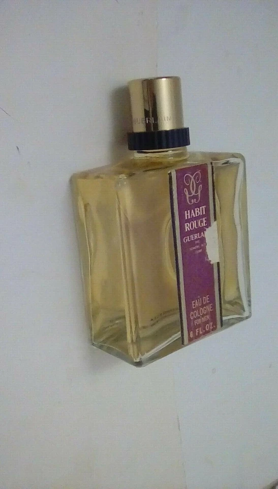 Raro líquido vintage Guerlain Habit Rouge eau de cologne EDC 6 OZ/180 ML NUEVO, hombres Foto 1 de 1